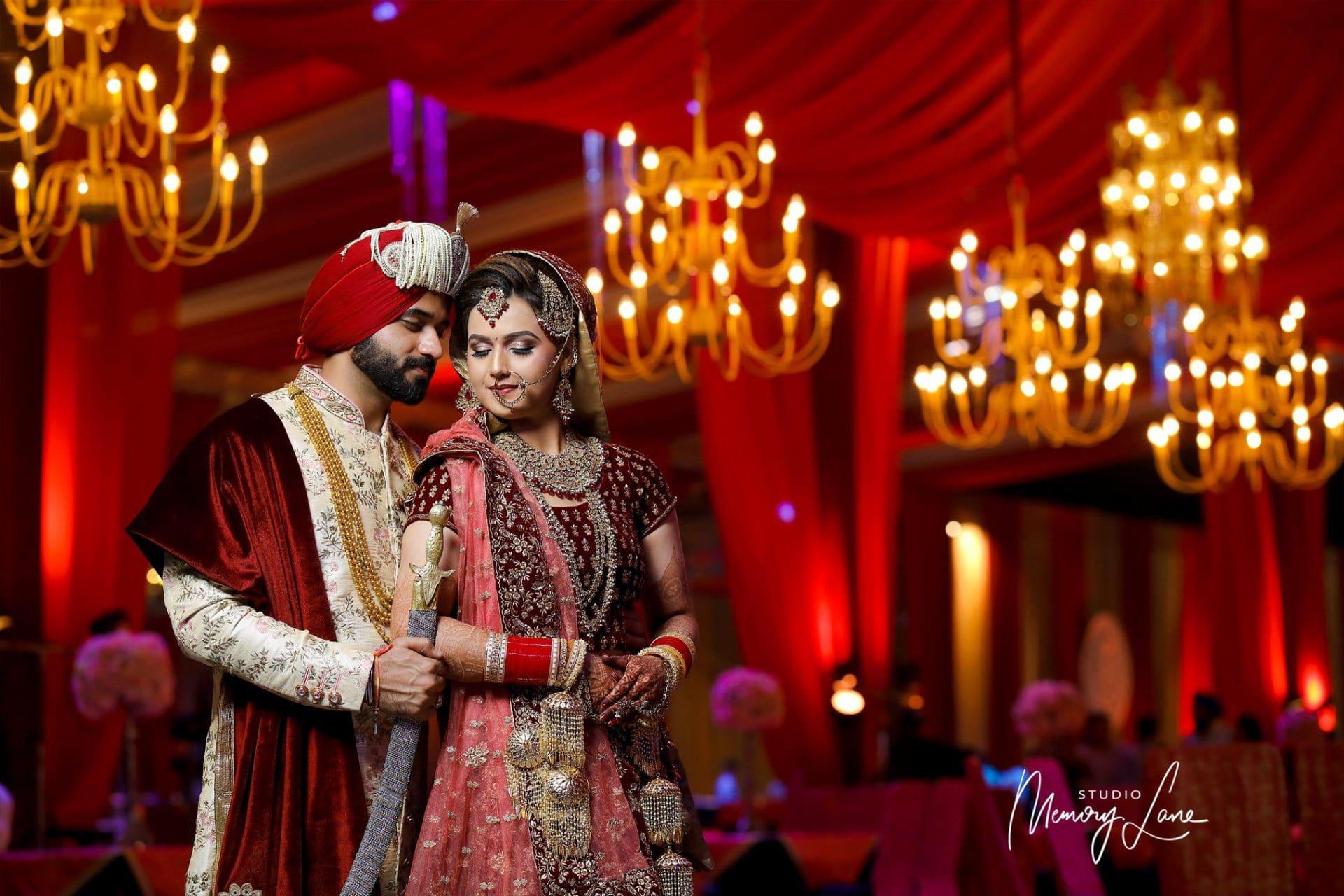 Photography At Its Best Ethnic Punjabi Wedding Couple Photography Studio Memory Lane That's why we wish our dear ones to have a happy married life. ethnic punjabi wedding couple