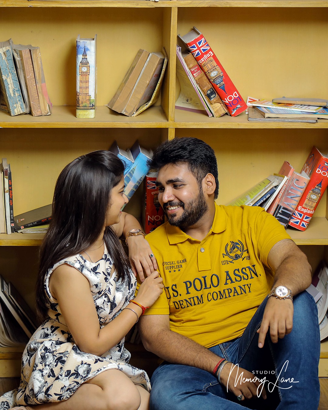 Romance in a Library | Trending Pre wedding photography Chandigarh