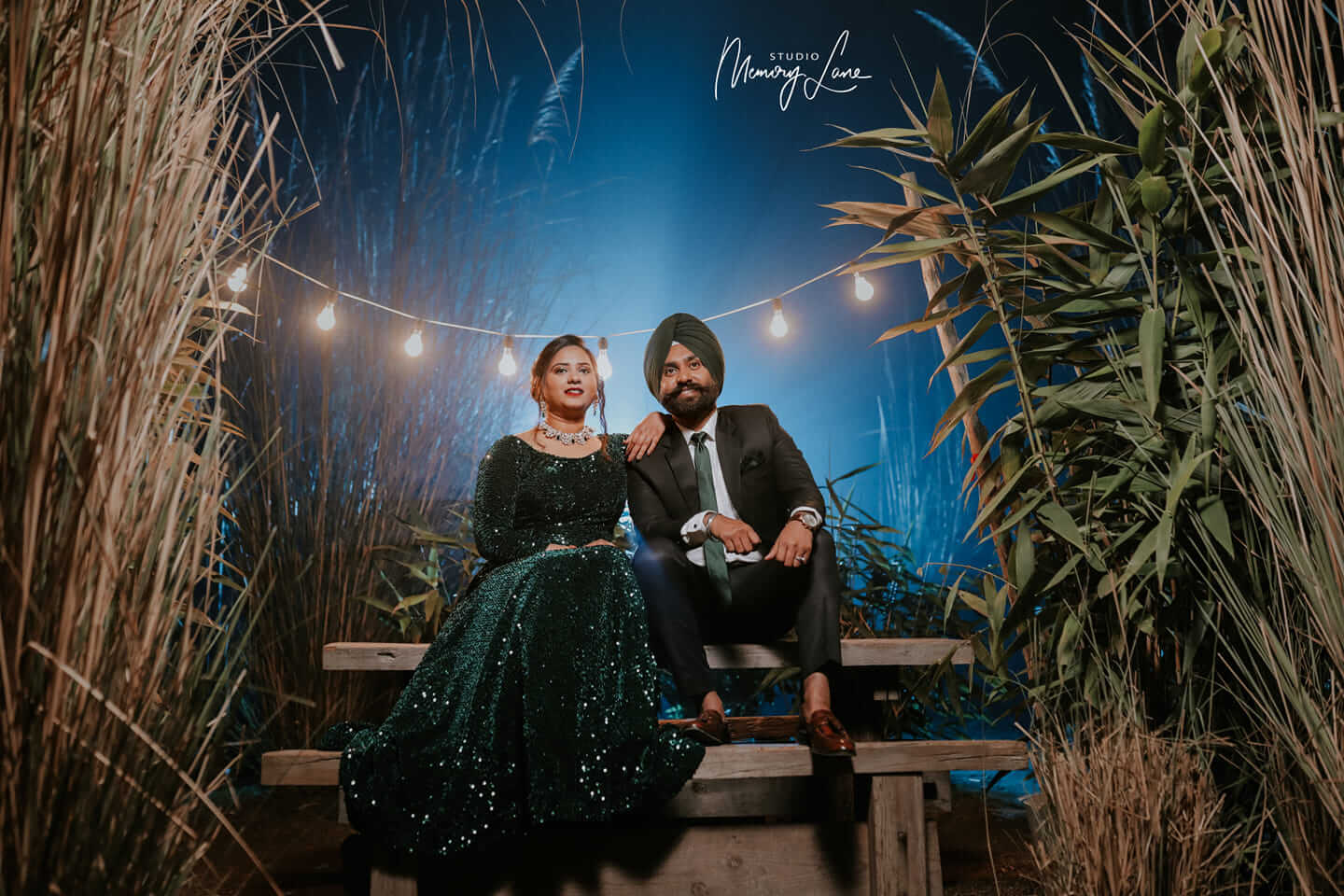 Outdoor wedding shoot in chandigarh