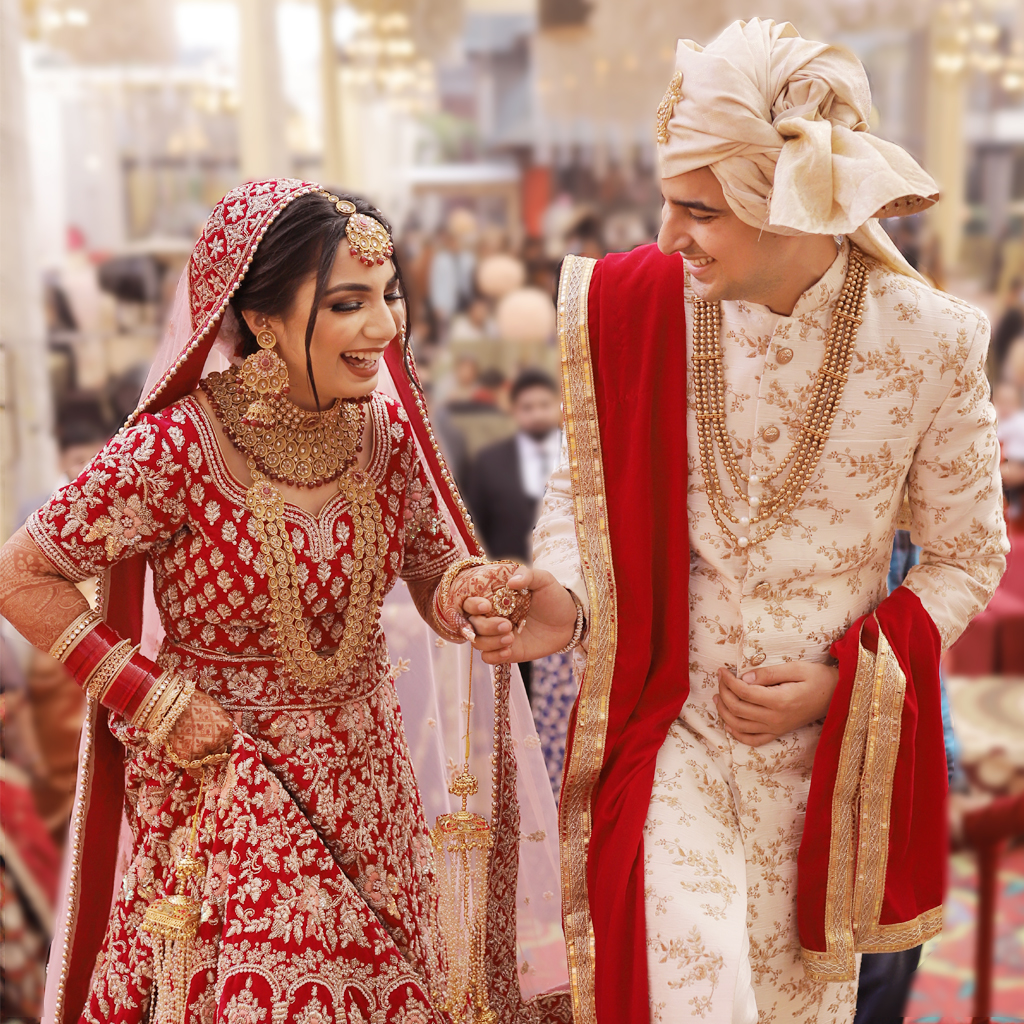 "Couple portrait"-on their wedding day