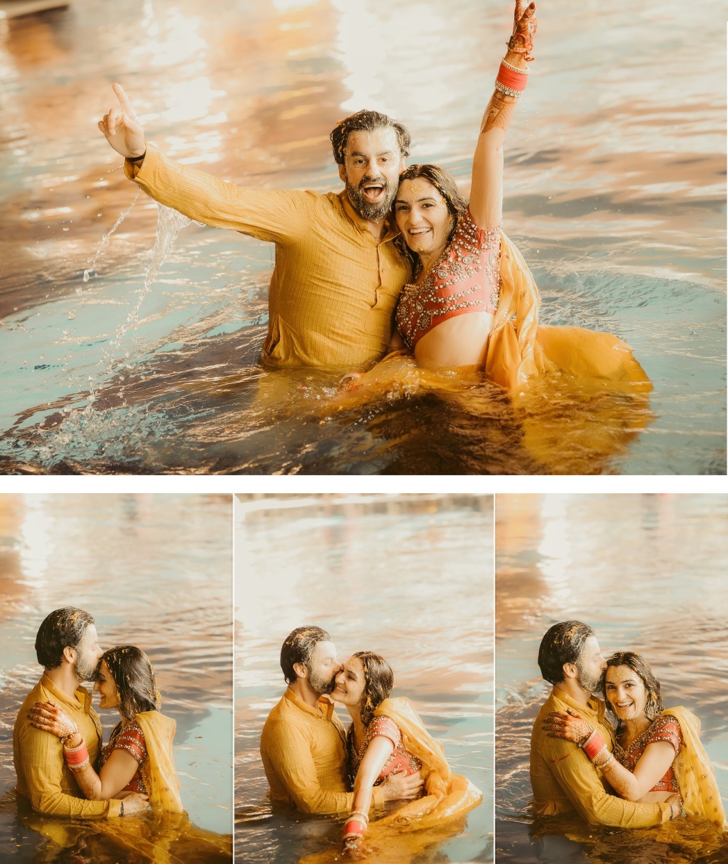 Couple pictures in the pool
